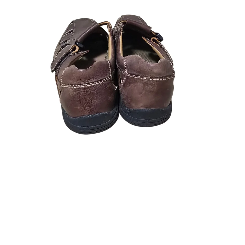 Mens Johnston & Murphy Closed Toe Sheepskin Sandals Size 12